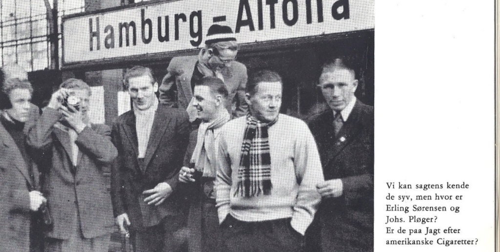 førsteholdsspillere i London 1946.jpg